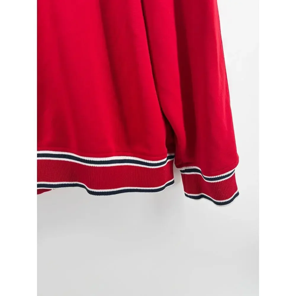 St Louis Cardinals Full Zip Jacket Stitches MLB Baseball Fan Red Jacket 2XL